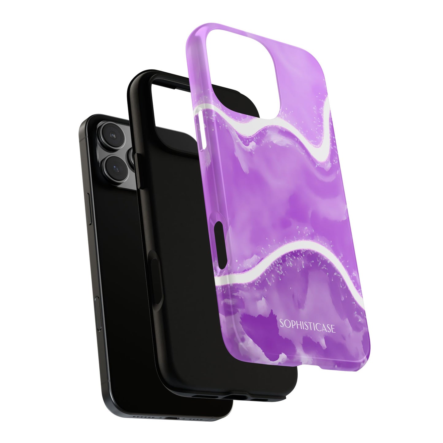Serenity in Deep Purple - iPhone Case