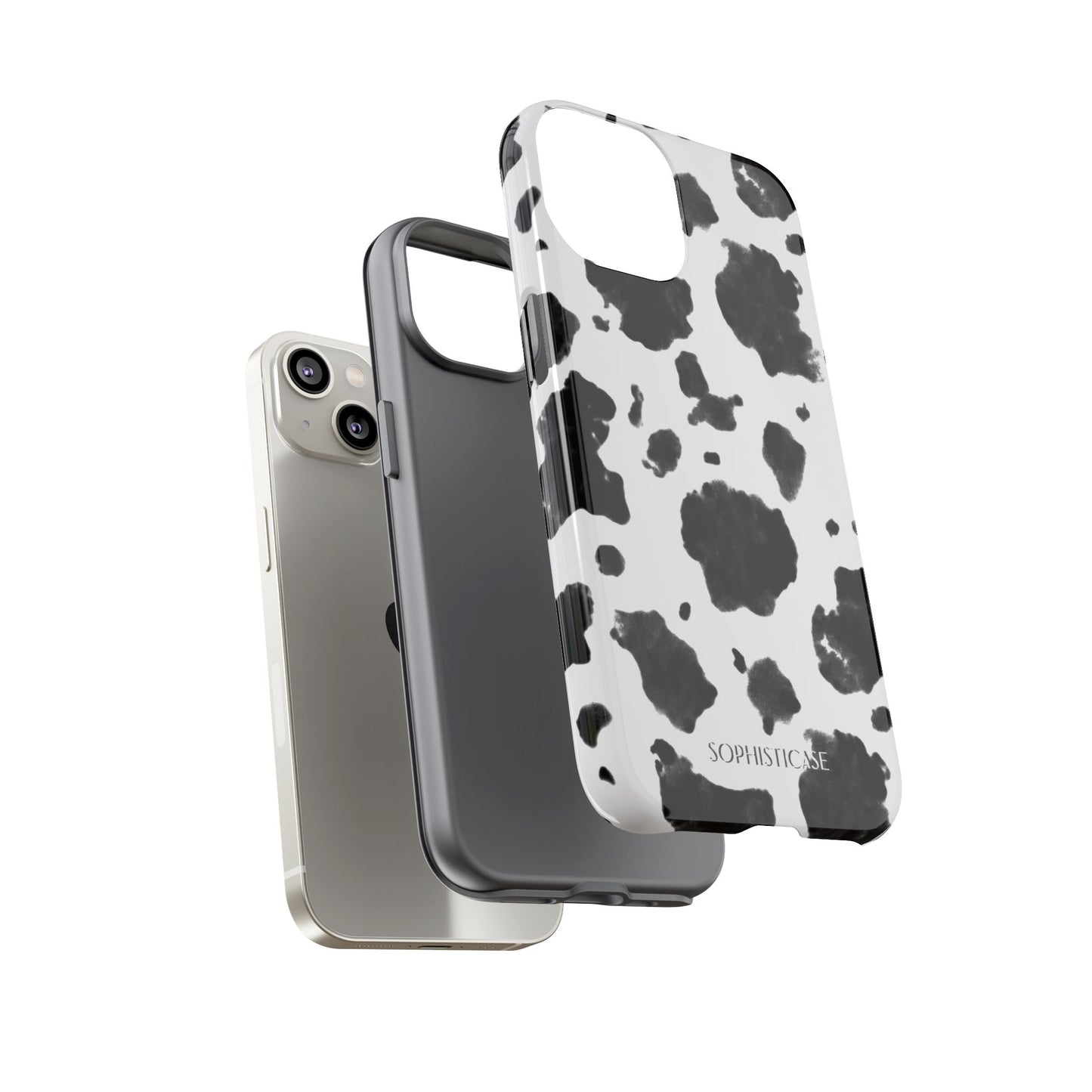 Holy Cow in Black - iPhone Case