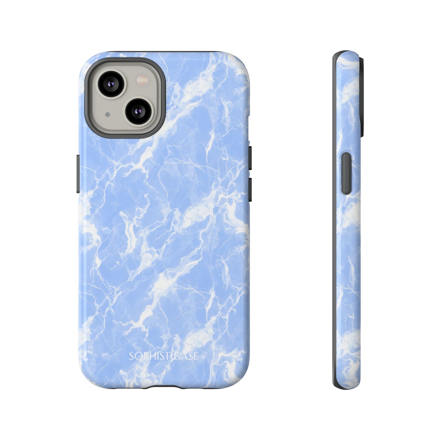 Marble Crush in Blue - Tough Phone Case