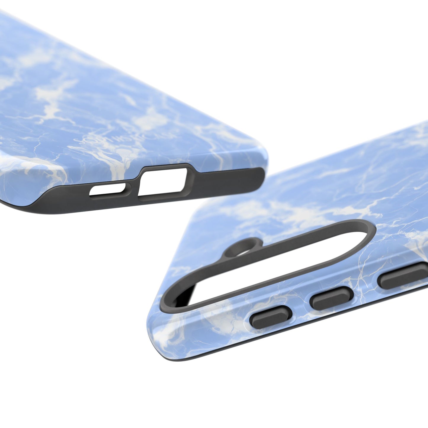 Marble Crush in Blue - Tough Phone Case