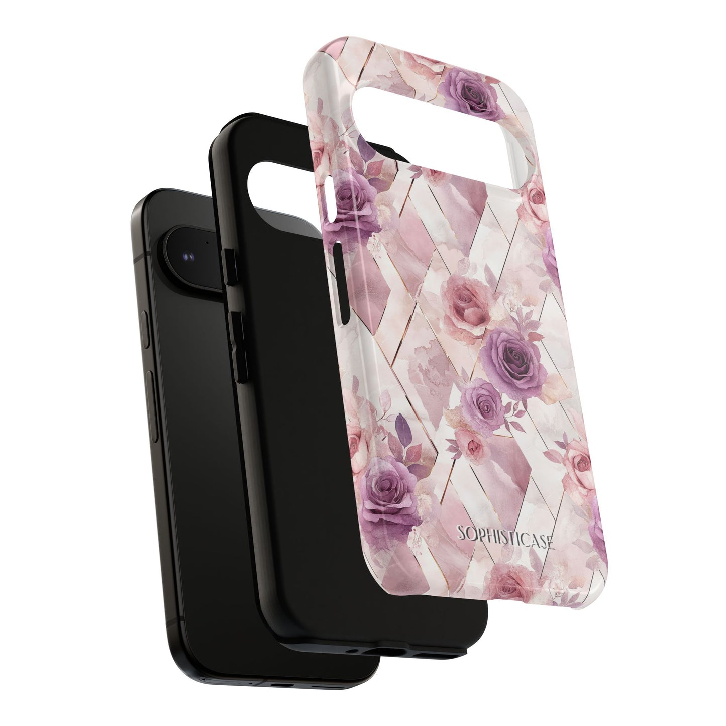 Royal Floral in Mauve Rose - Tough Phone Case