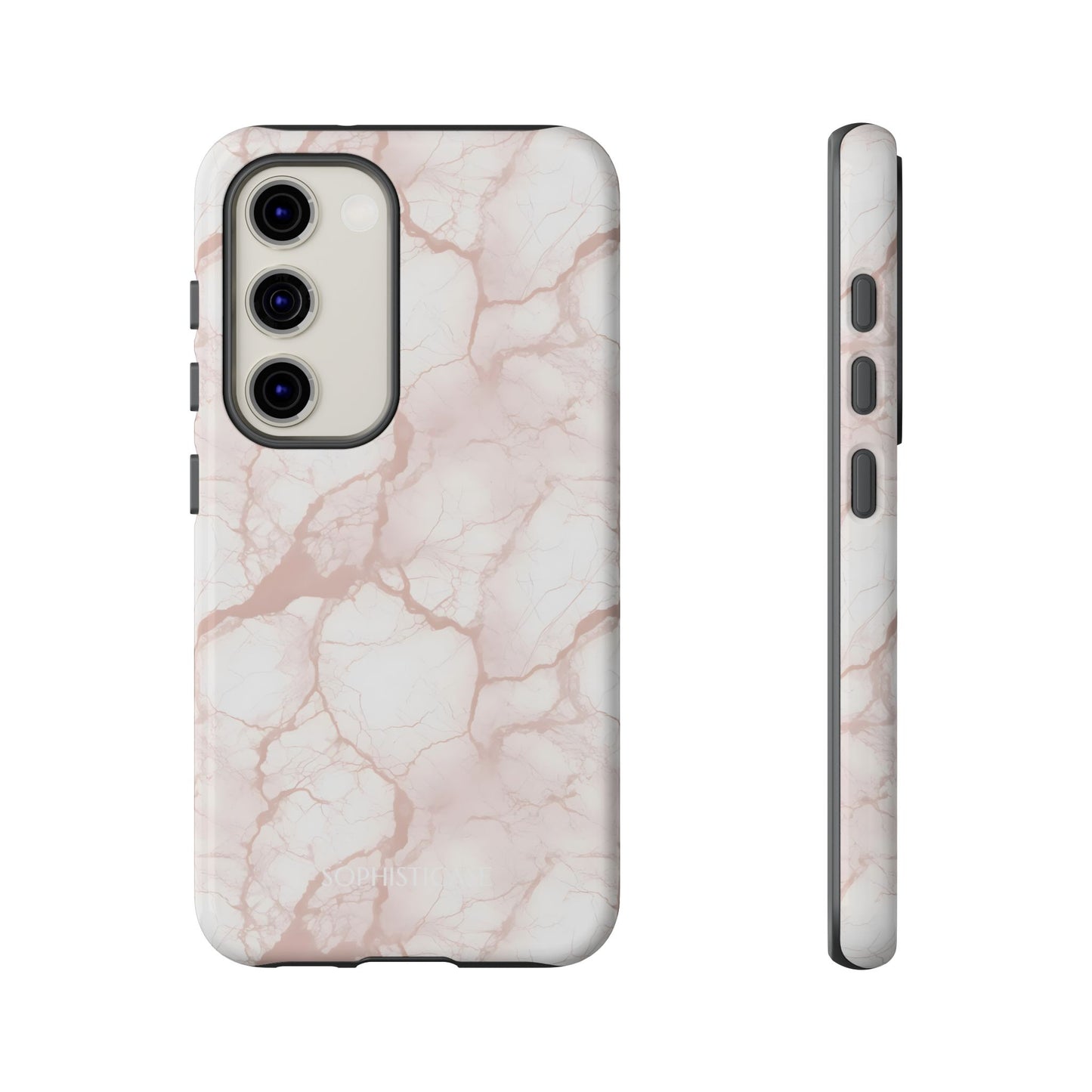 Marble Opulence in Neutral Beige - Tough Phone Case