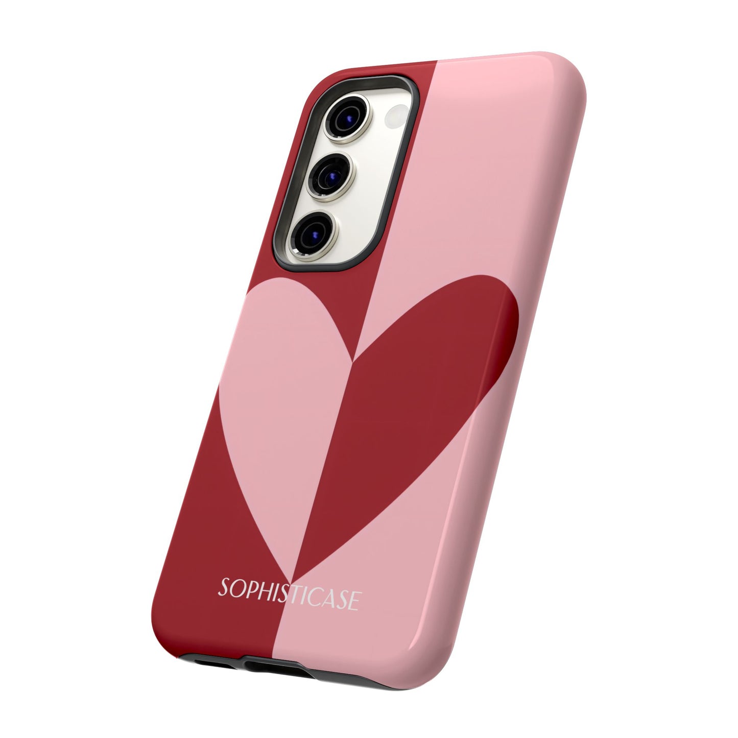 Be Mine in Red and Pink - Protective Phone Case for Samsung Galaxy - Sophisticase