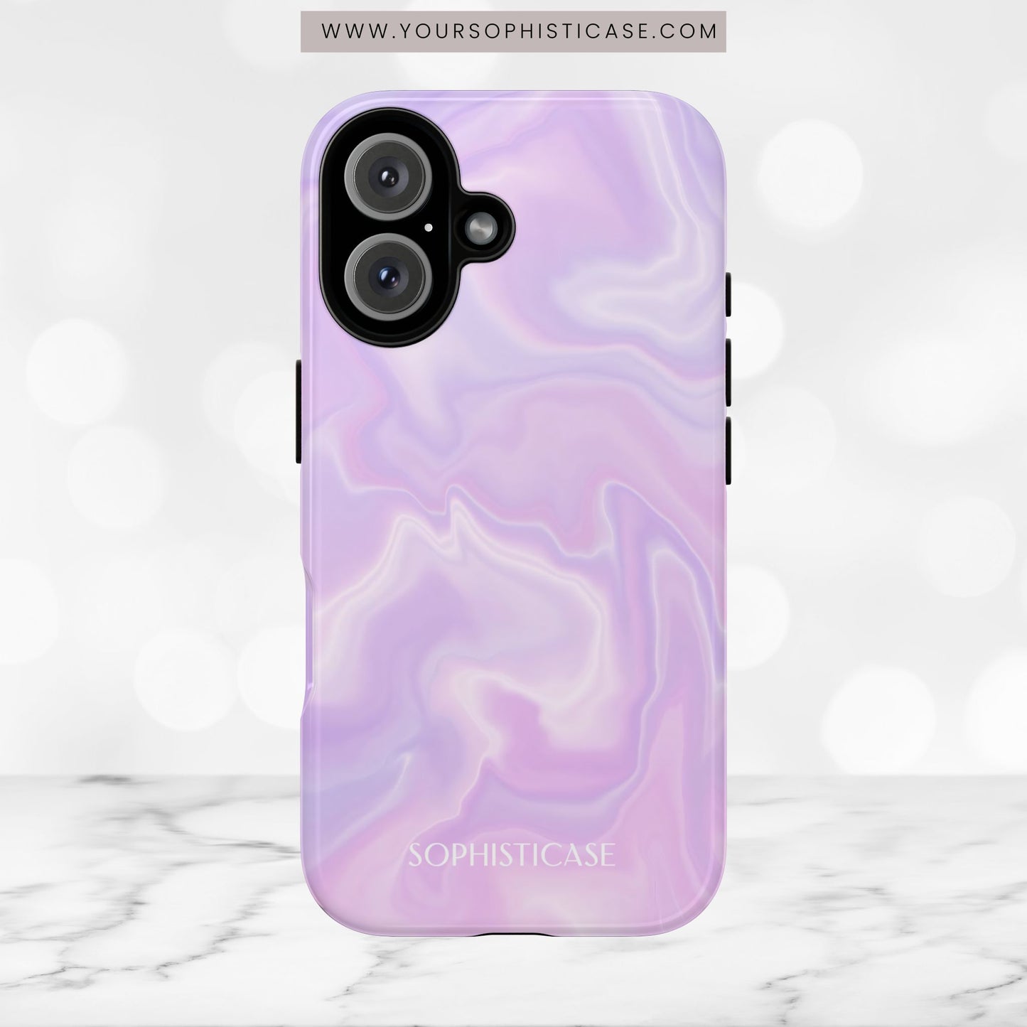 Liquid Magic in Sunset Haze - iPhone Case