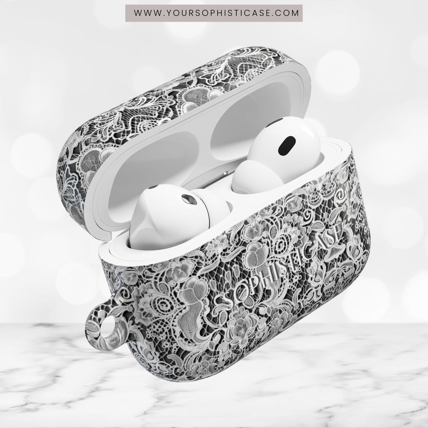 AirPod Cases - Luxe Lace in Black