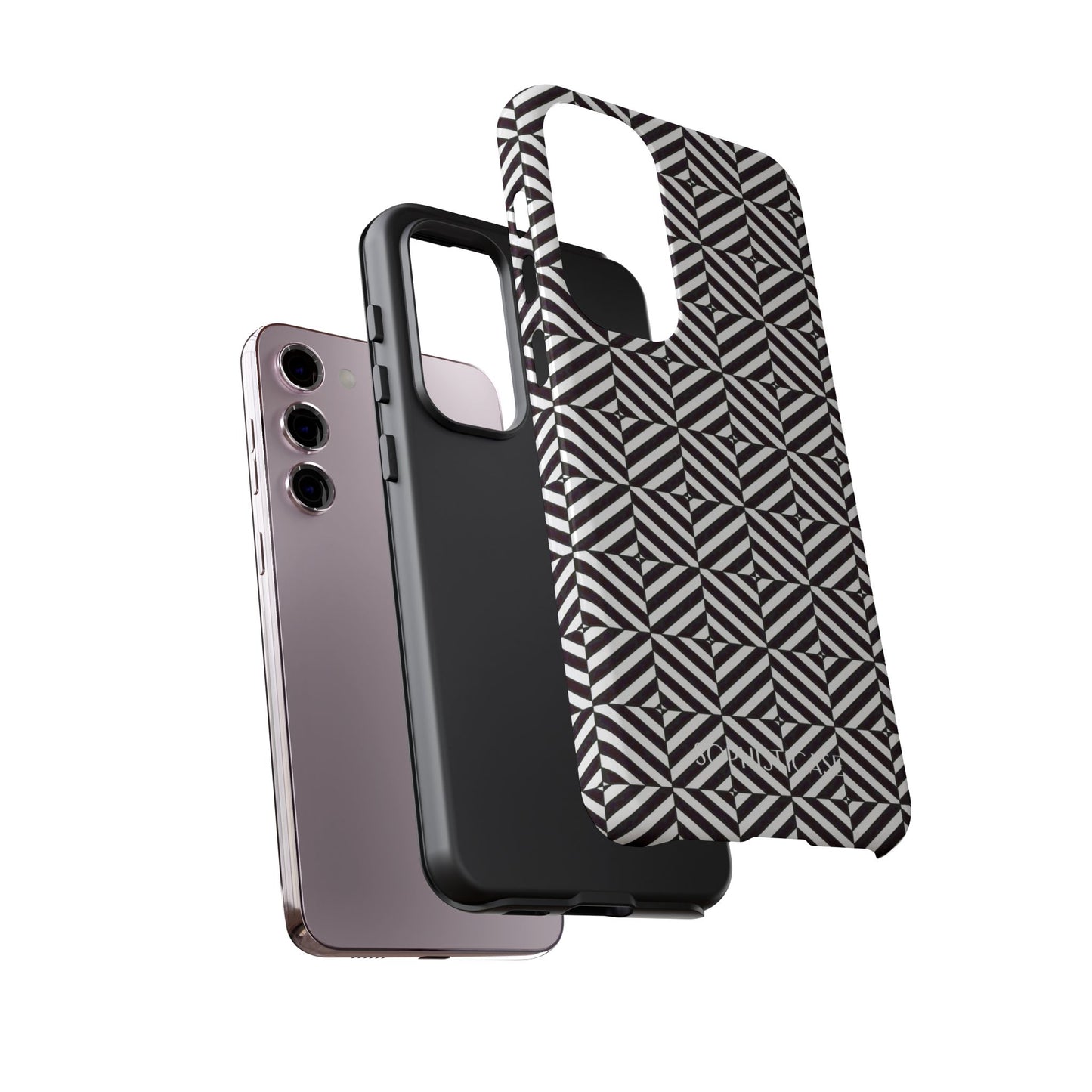 Illusions in Black - Tough Phone Case for Samsung Galaxy