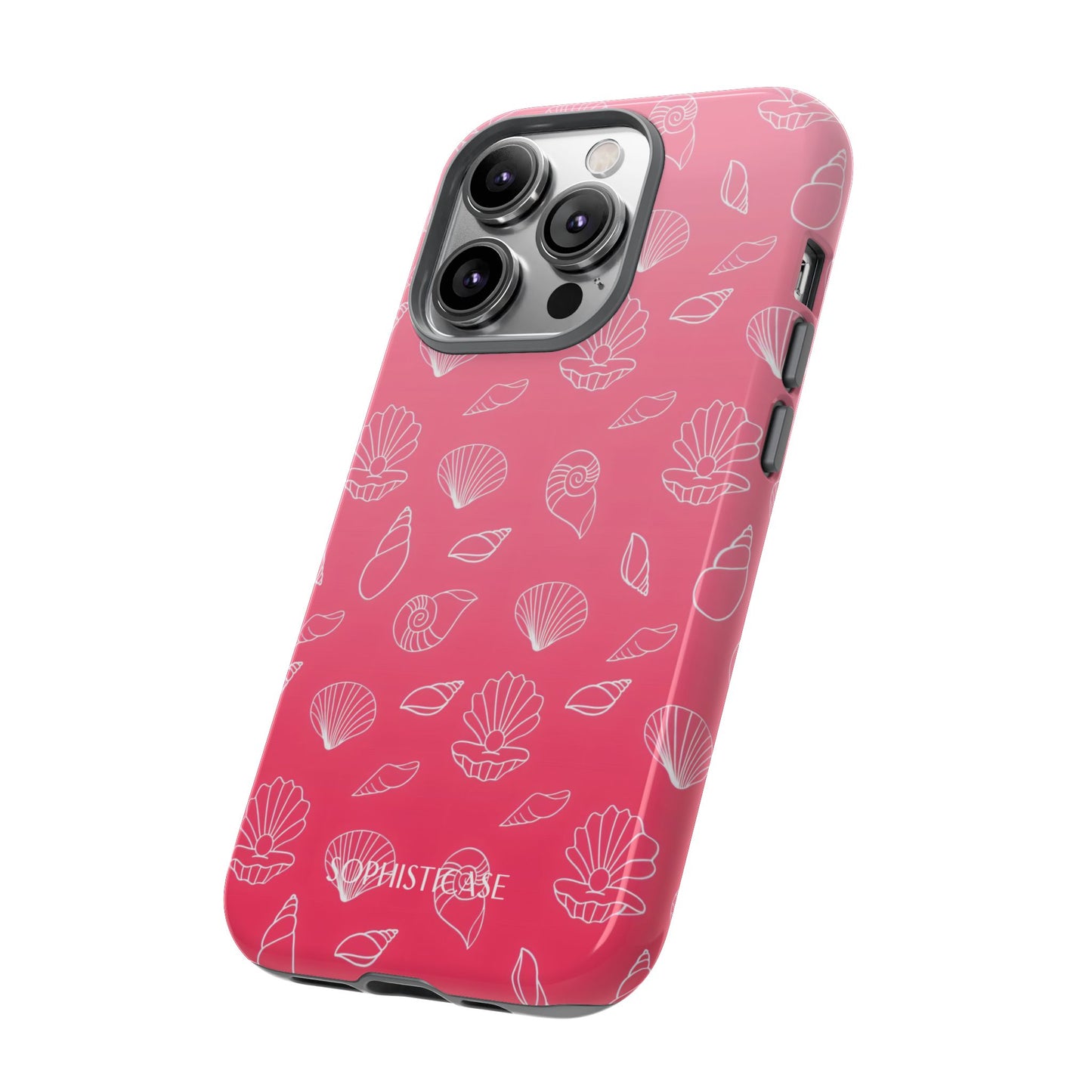 Seashell Society in Sunset Pink - iPhone Case