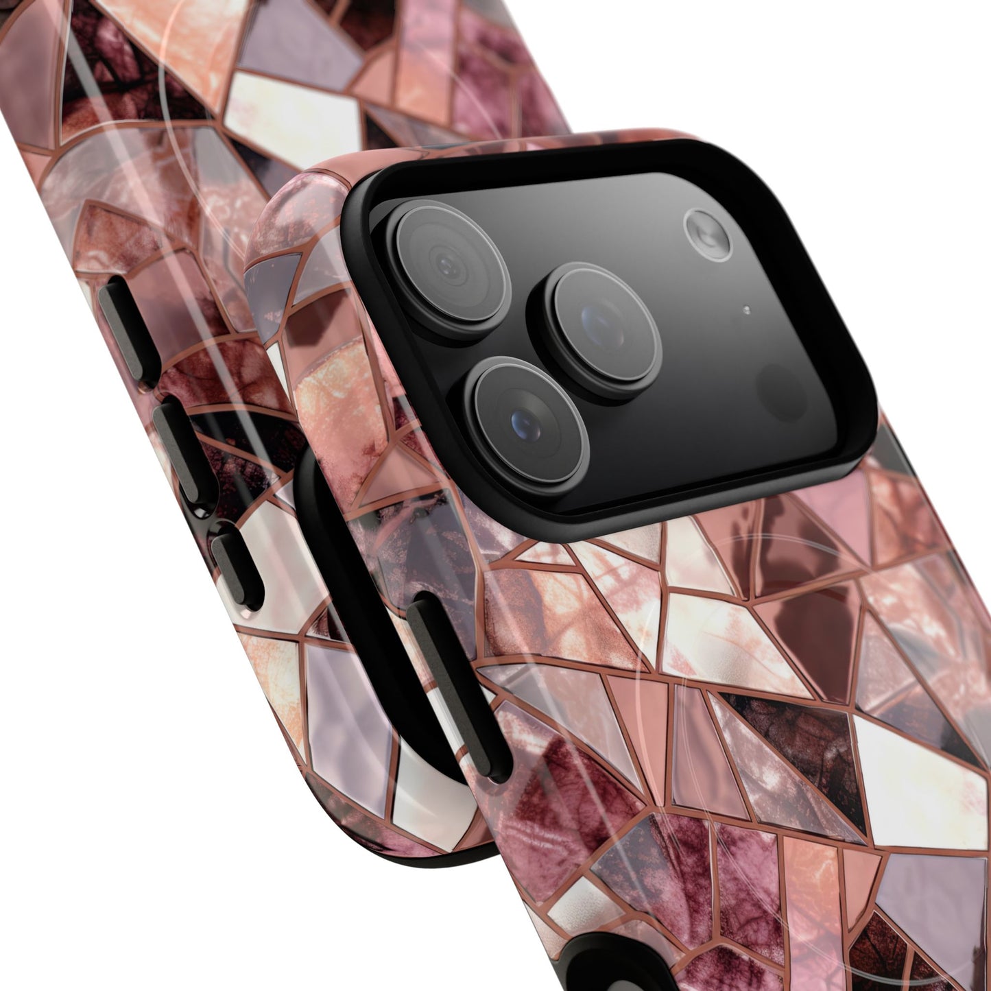 Rose' Runway in Merlot Mosaic - Magsafe Case