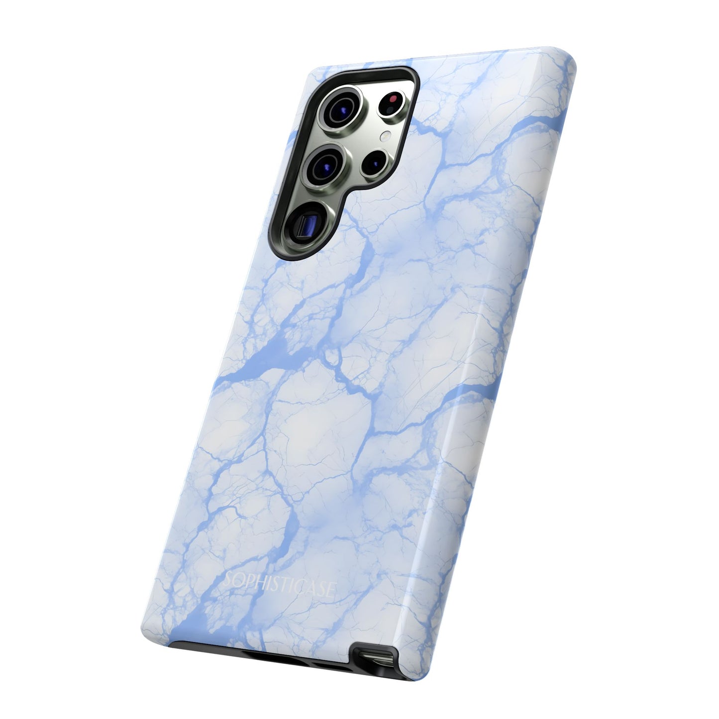 Marble Opulence in Blue - Tough Phone Case