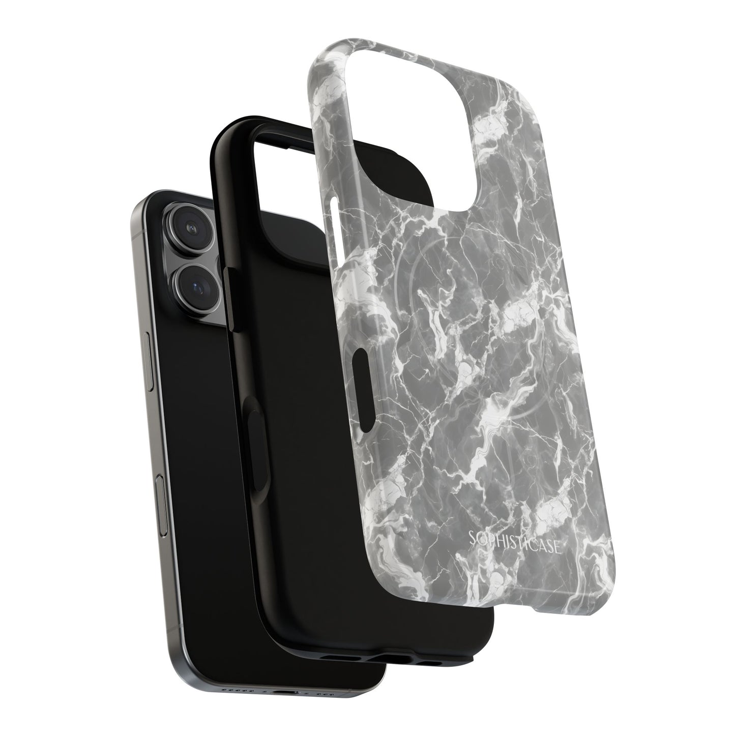 Marble Crush in Grey - Magsafe Case