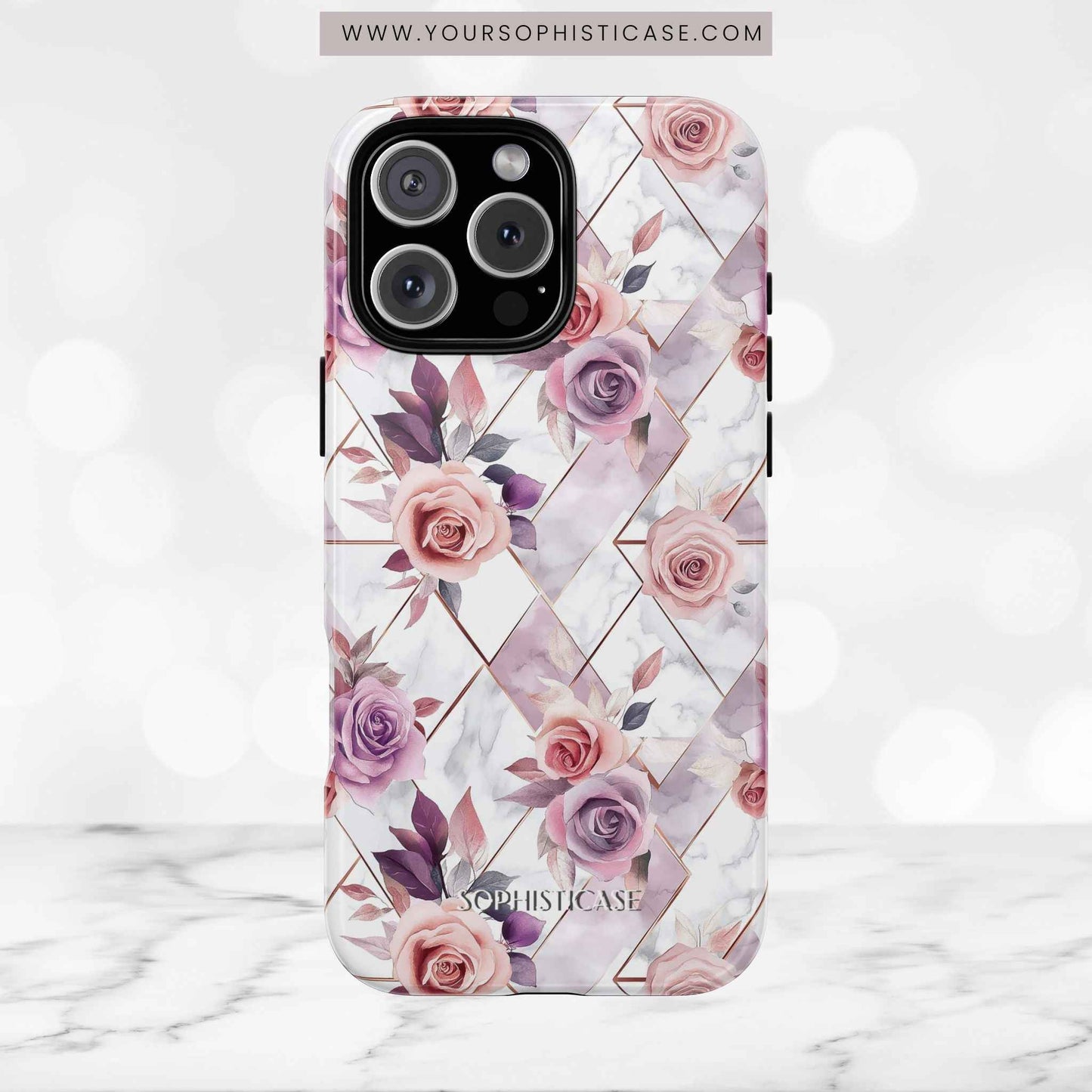 Royal Floral in Blush Manor - Tough Phone Case
