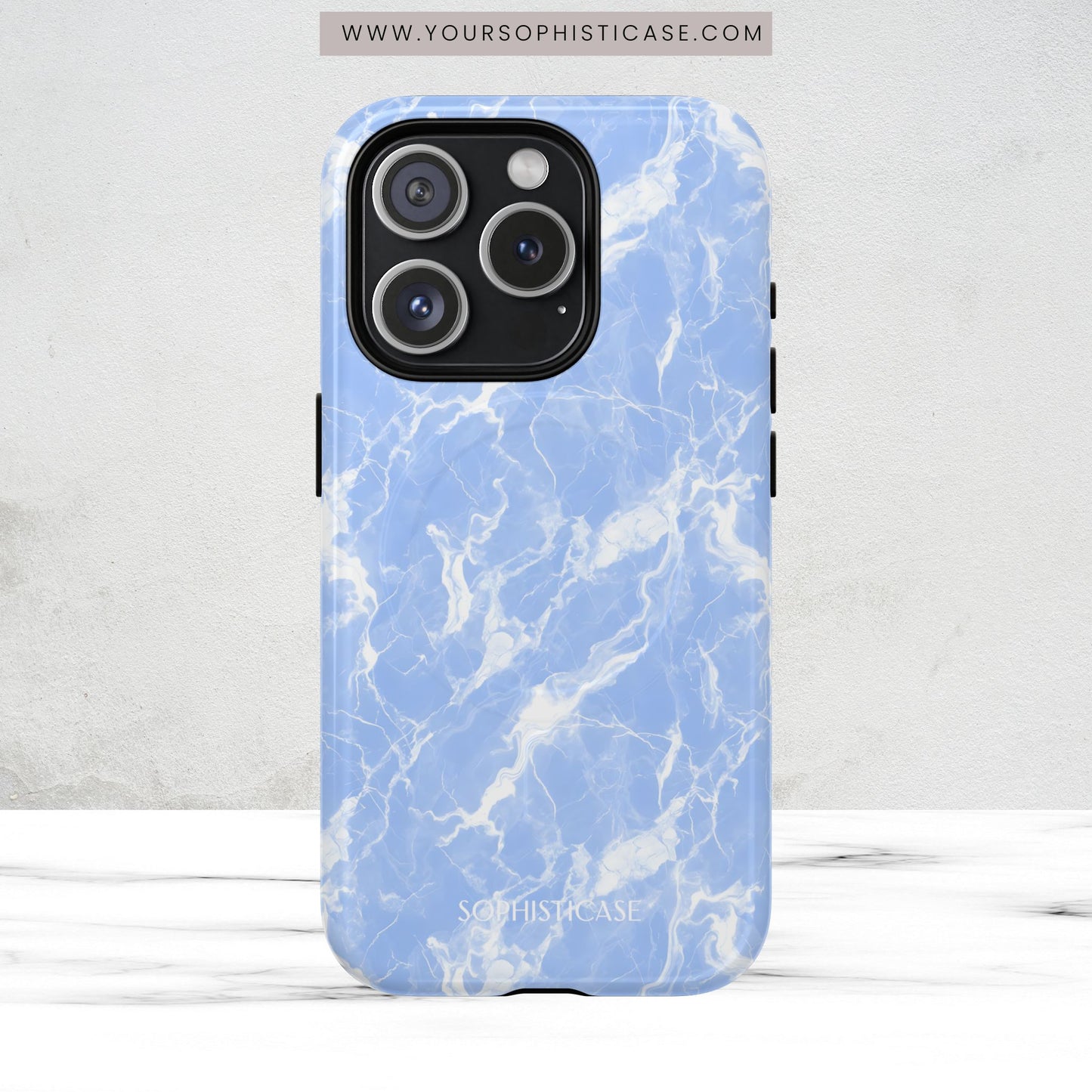 Marble Crush in Blue - Magsafe Case