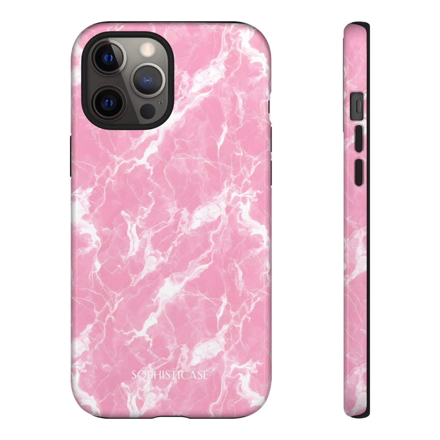 Marble Crush in Pink - iPhone Case