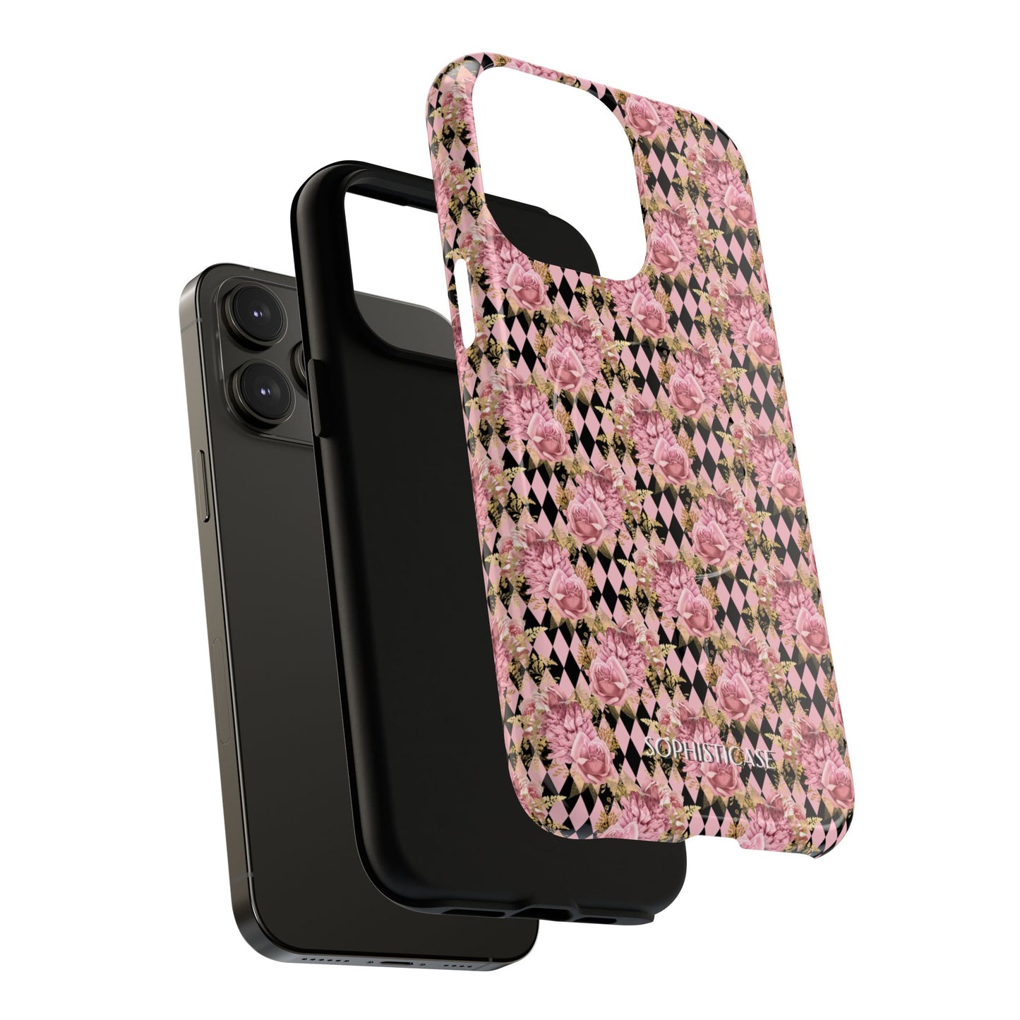 Rose Diamond Romance in Valentina - Magsafe Phone Case
