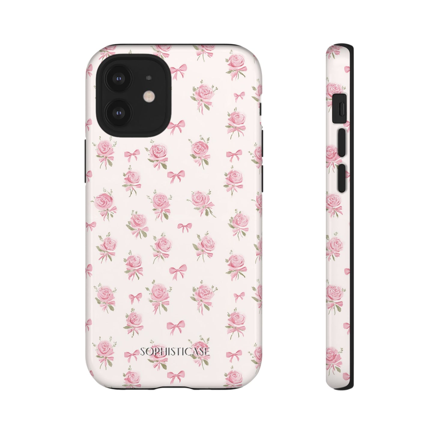 The Sweetest Thing in Coquette Roses and Bows - iPhone Case