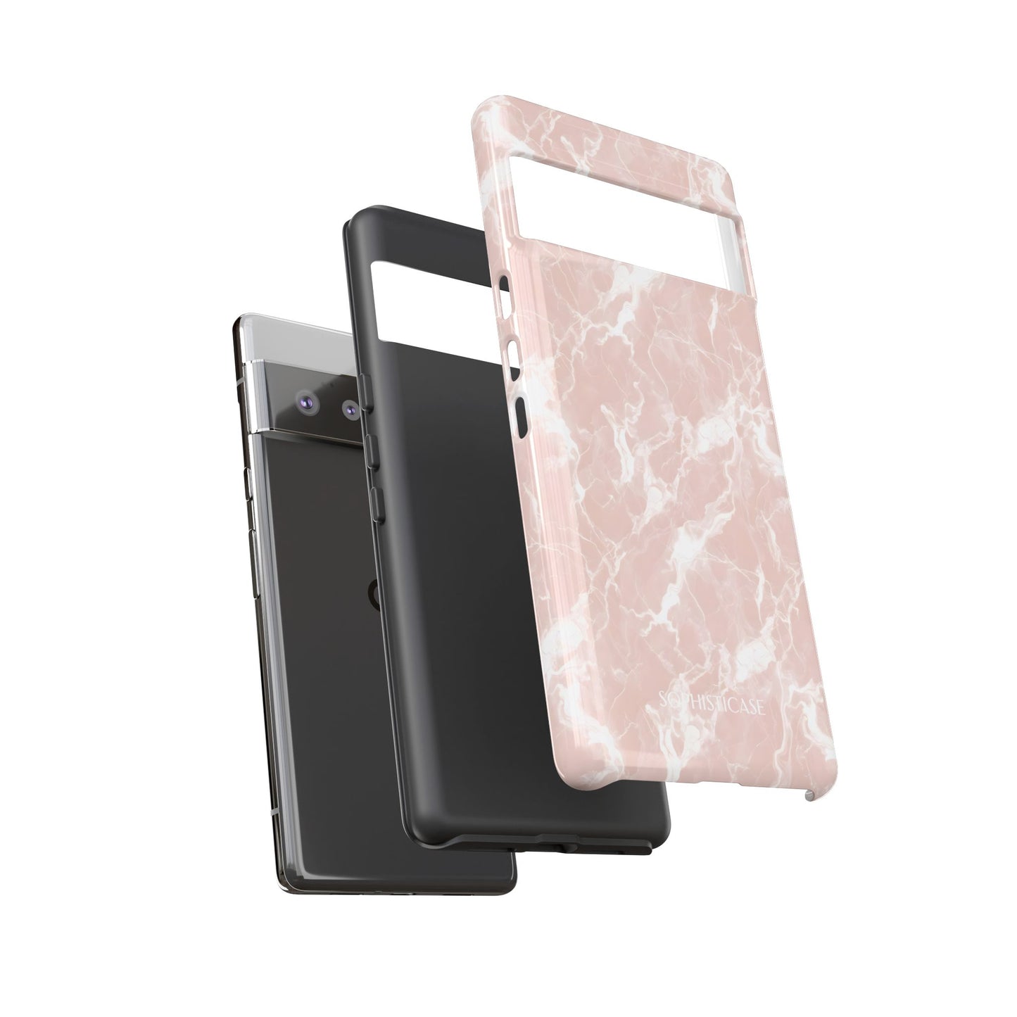 Marble Crush in Neutral Beige - Tough Phone Case