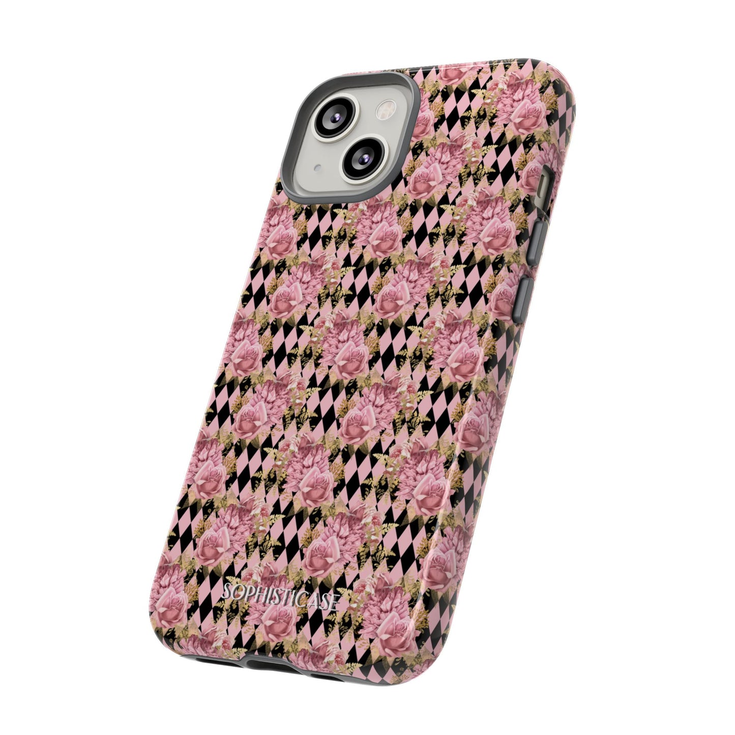 Rose Diamond Romance in Isolde - iPhone Case
