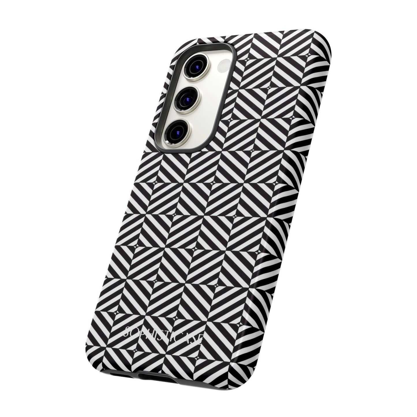Illusions in Black - Tough Phone Case for Samsung Galaxy