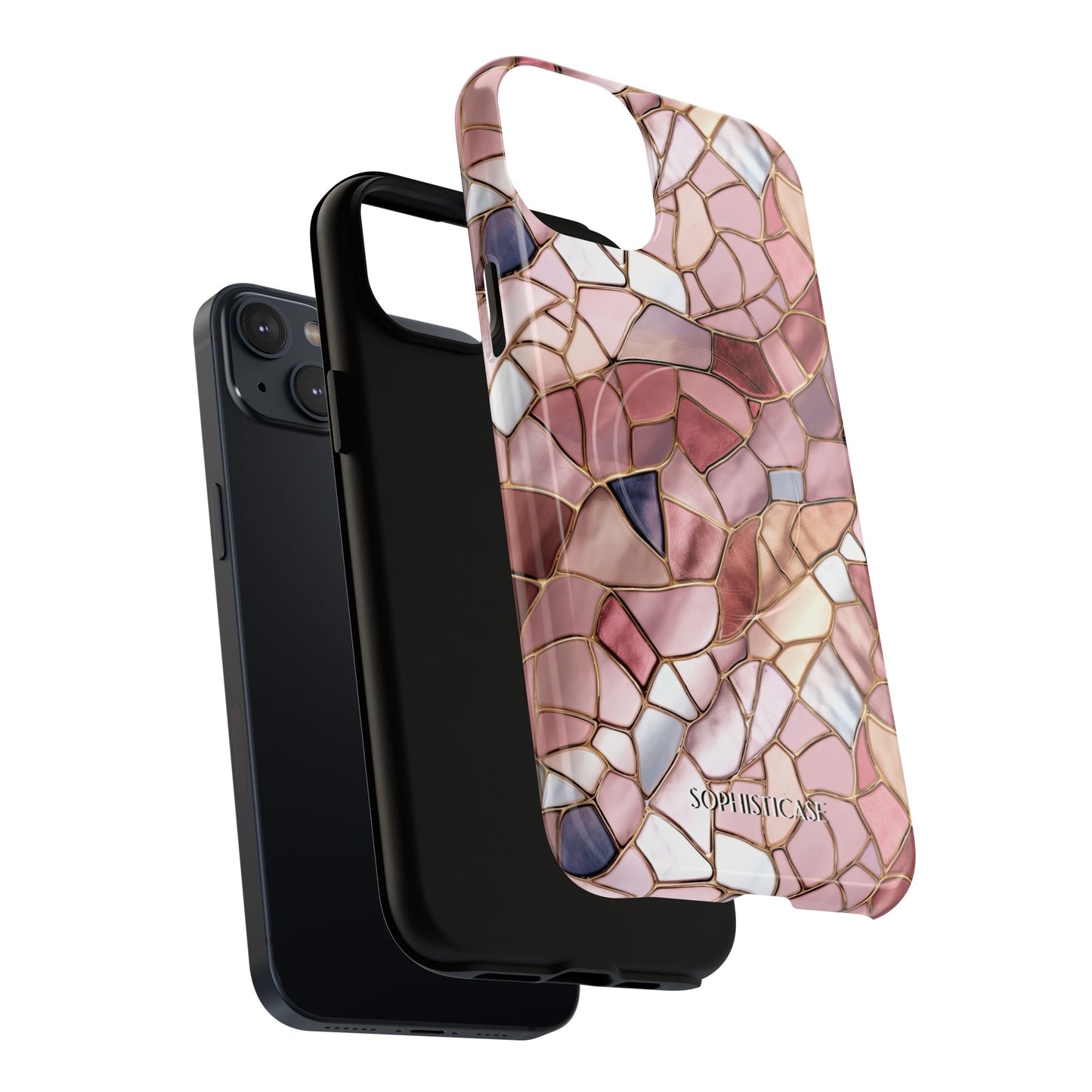Rose' Runway in Pink Mosaic - Magsafe Case
