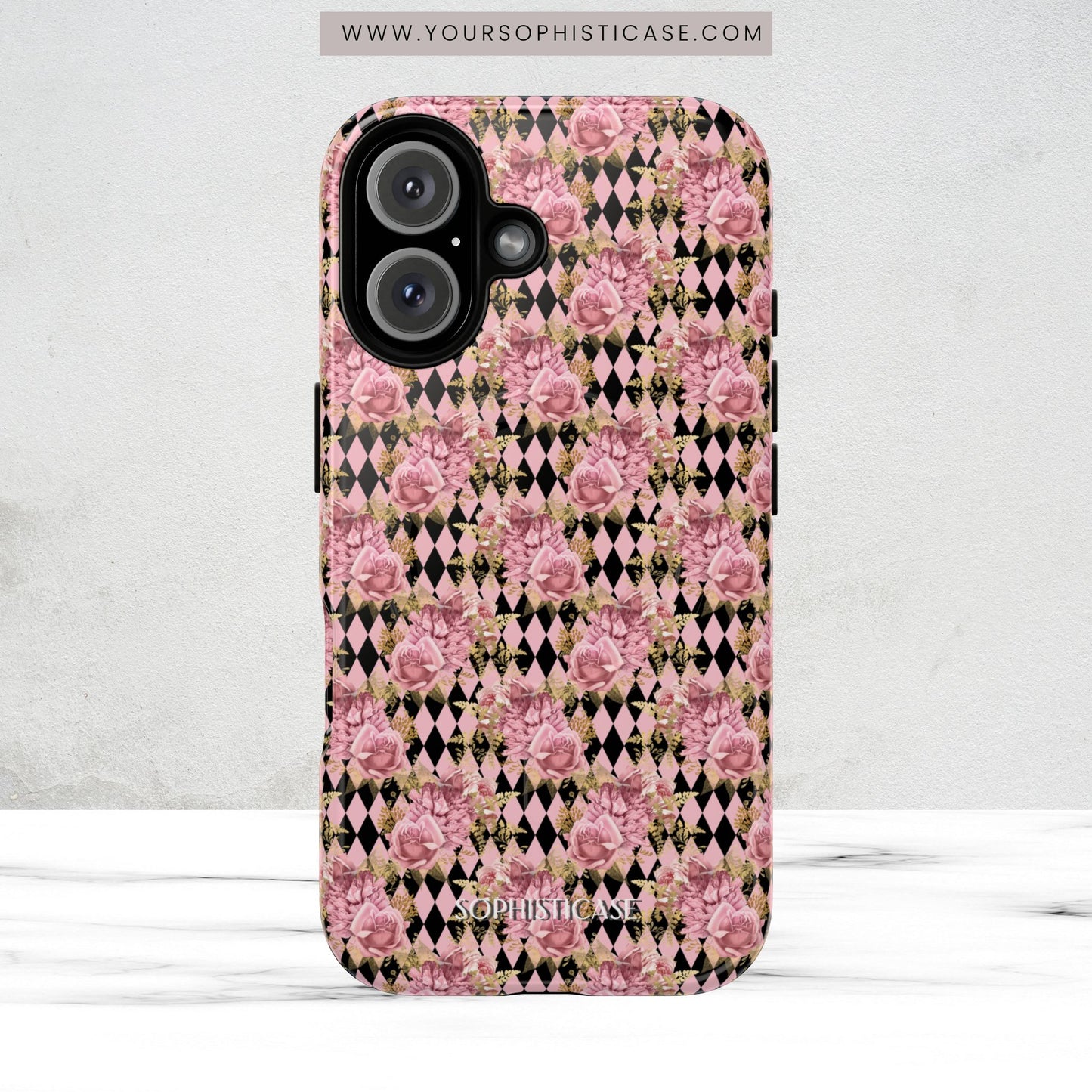 Rose Diamond Romance in Valentina - Magsafe Case