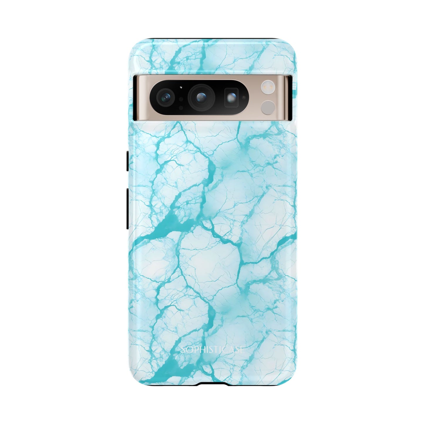 Marble Opulence in Aqua - Google Pixel Case