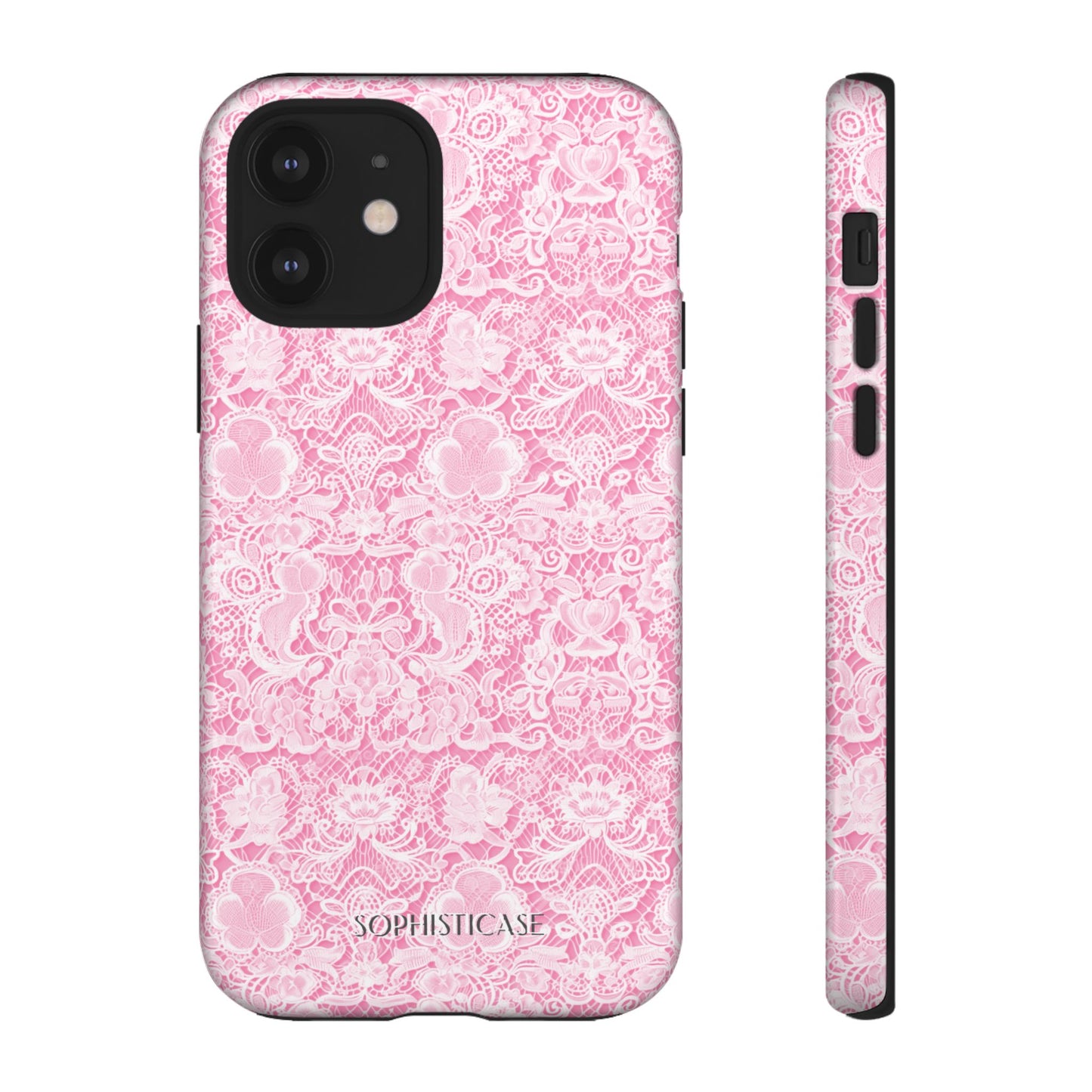 Luxe Lace in Pink - Tough Phone Case
