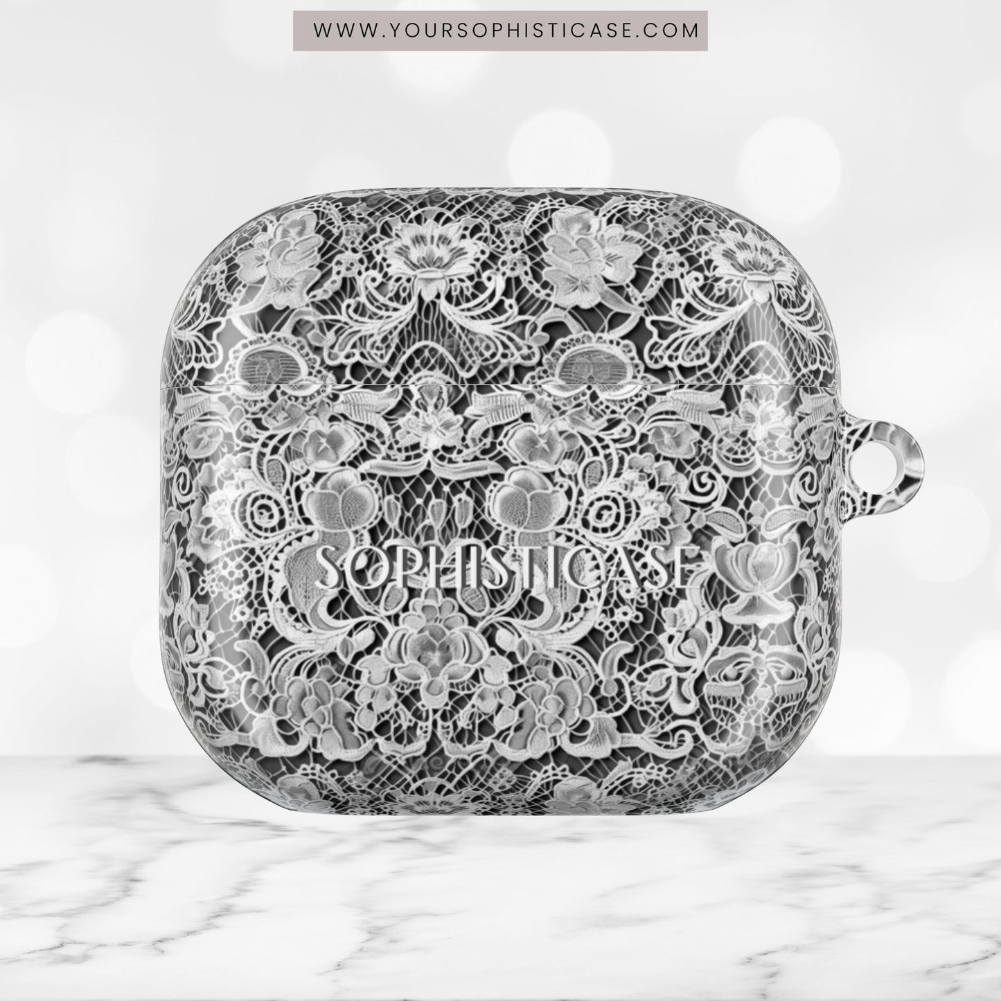 AirPod Cases - Luxe Lace in Black