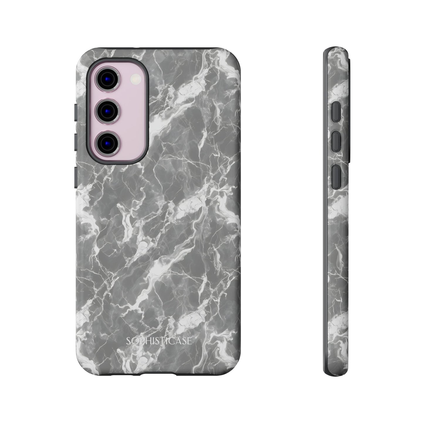 Marble Crush in Charcoal Grey - Tough Phone Case