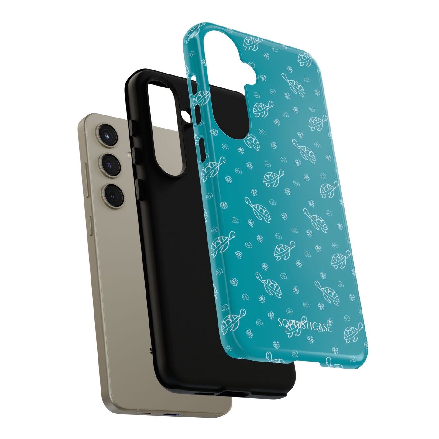 Turtle Island in Aqua - Samsung Galaxy Case - Sophisticase