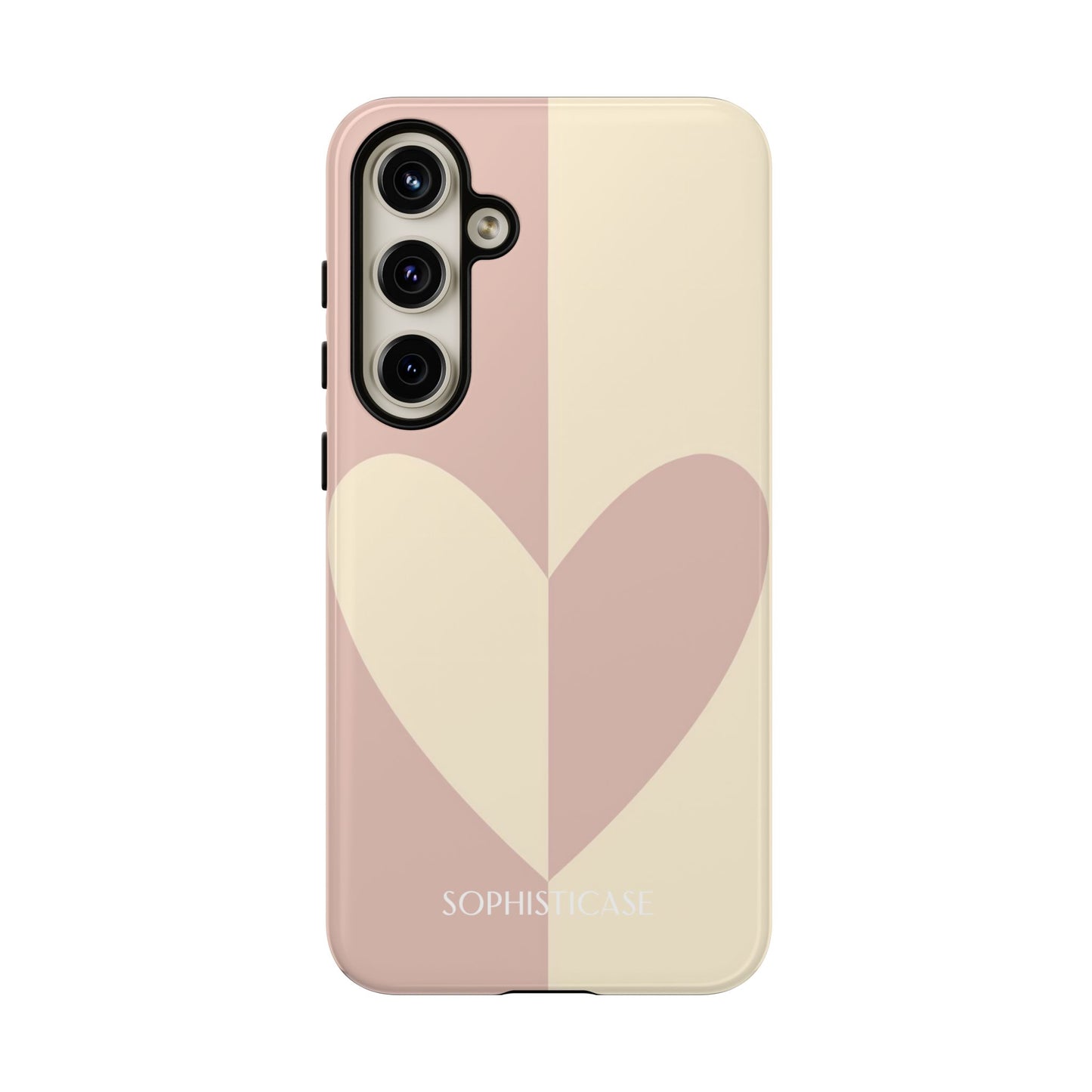 Be Mine in Brown and Beige - Drop Proof Phone Case for Samsung Galaxy - Sophisticase