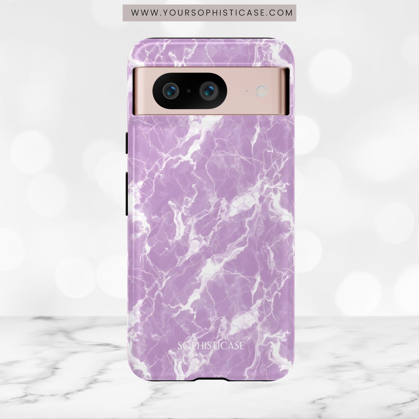 Marble Crush in Purple - Tough Phone Case