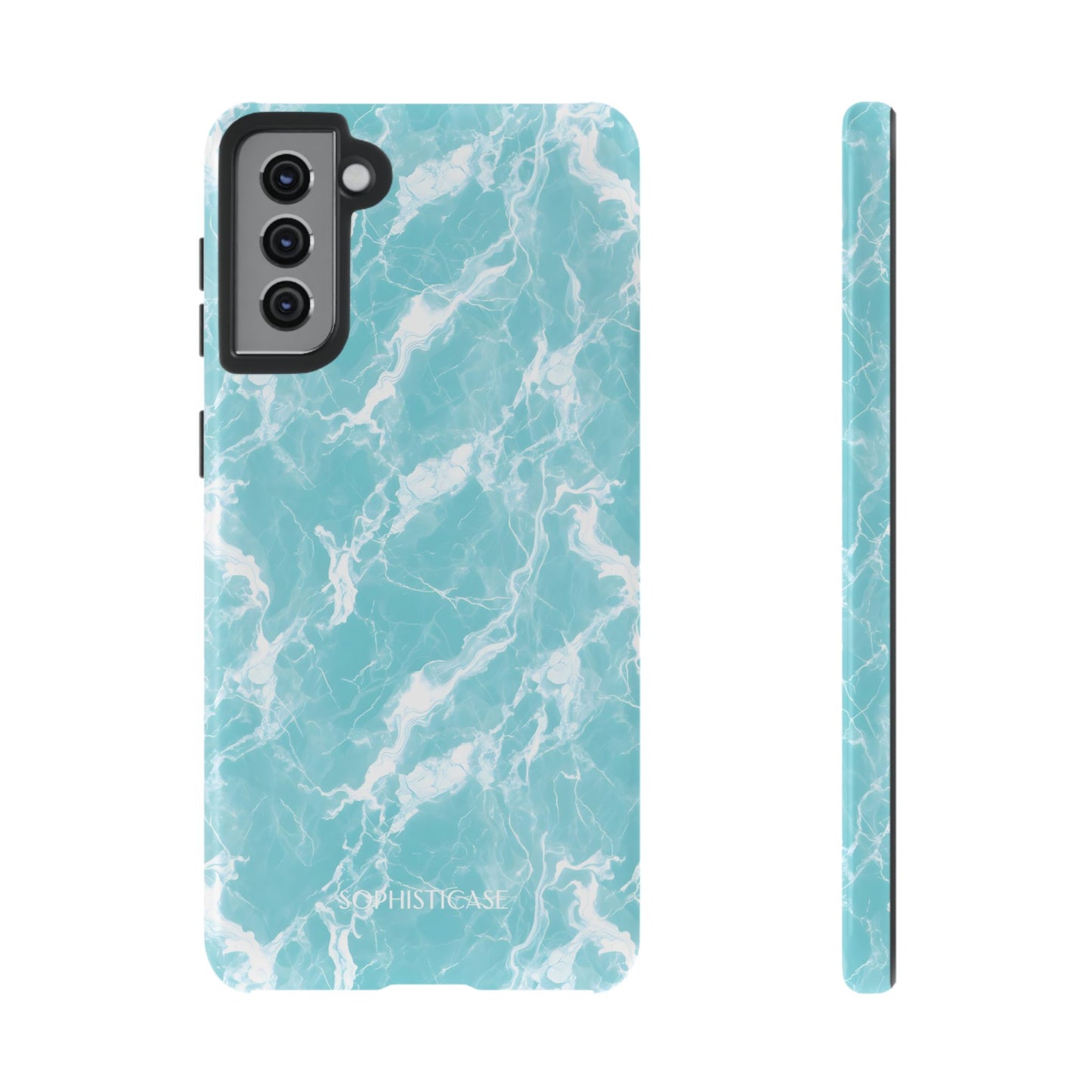 Marble Crush in Aqua - Samsung Galaxy Case