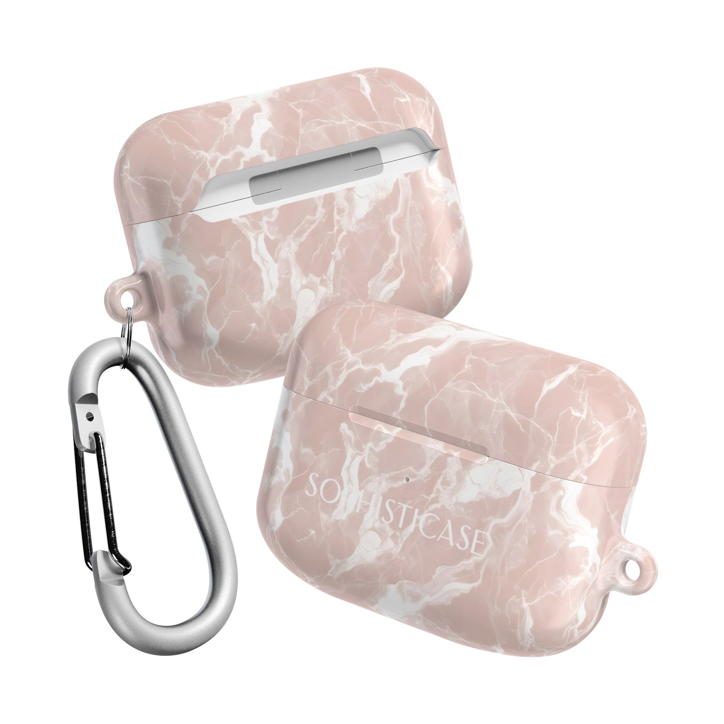 AirPod Cases - Marble Crush in Neutral Beige