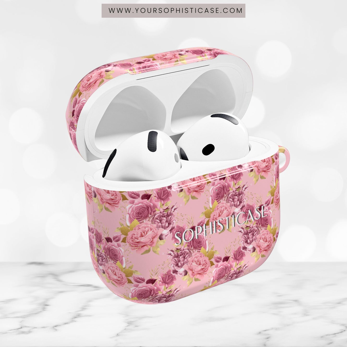 AirPod Cases - Rose Diamond Romance in Amelie