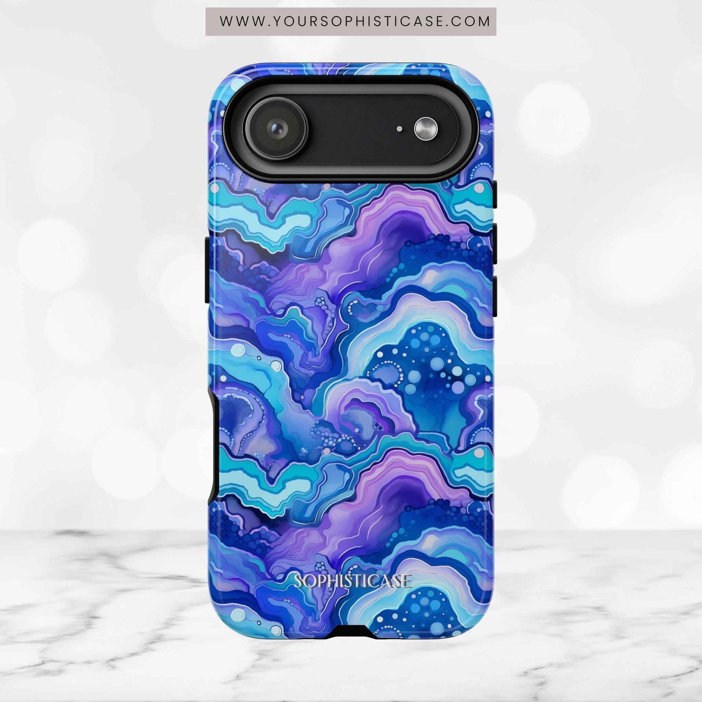 Nightstone in Lapis Wave - Tough Phone Case