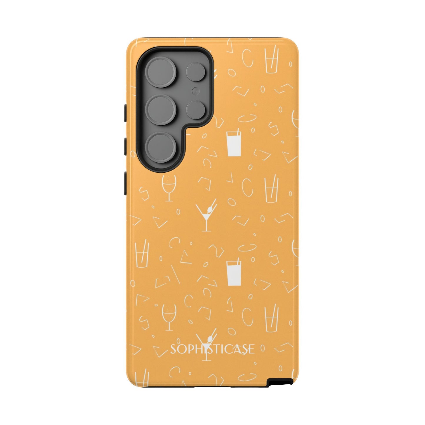 Cocktail Hour in Yellow - Tough Phone Case for Samsung Galaxy