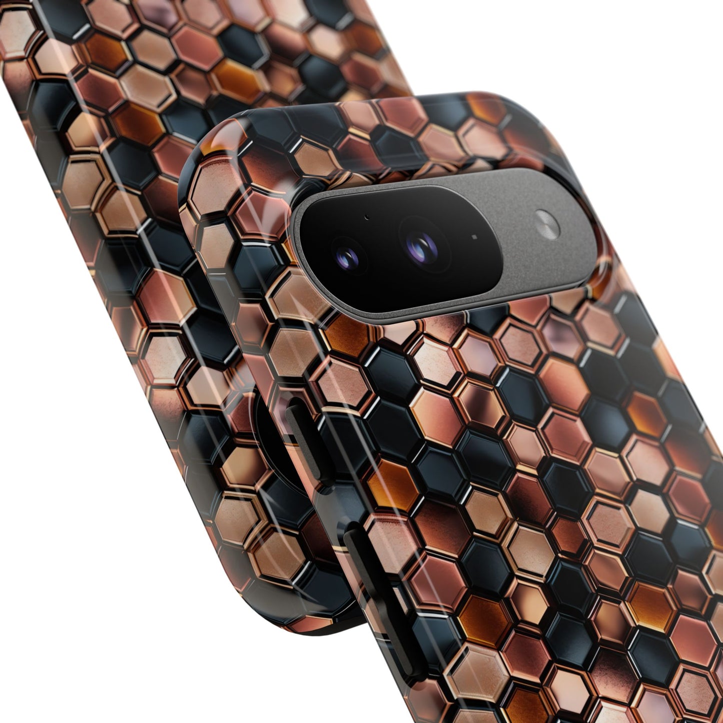 Rose' Runway in Honeycomb Mosaic - Tough Phone Case