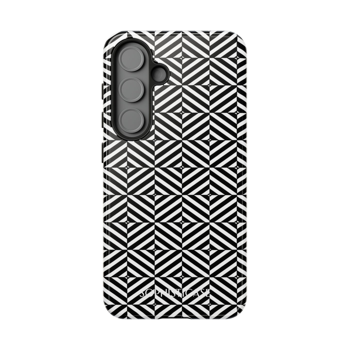 Illusions in Black - Tough Phone Case for Samsung Galaxy