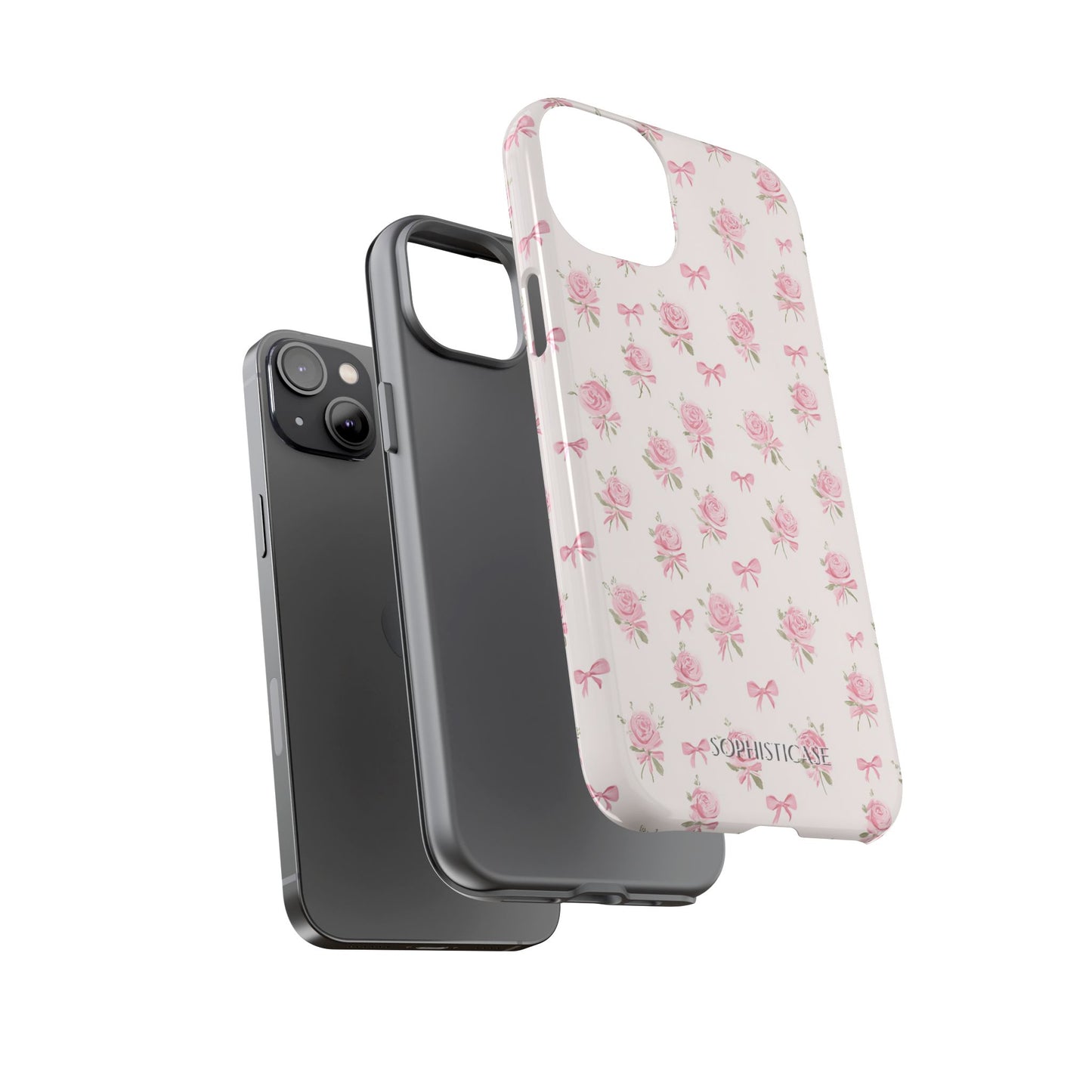 The Sweetest Thing in Coquette Roses and Bows - iPhone Case