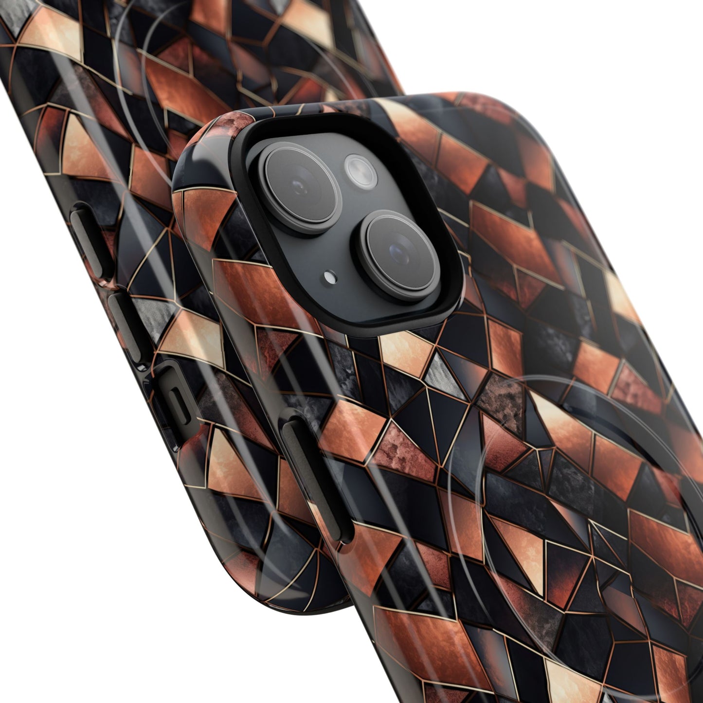 Rose' Runway in Noir Mosaic - Magsafe Case