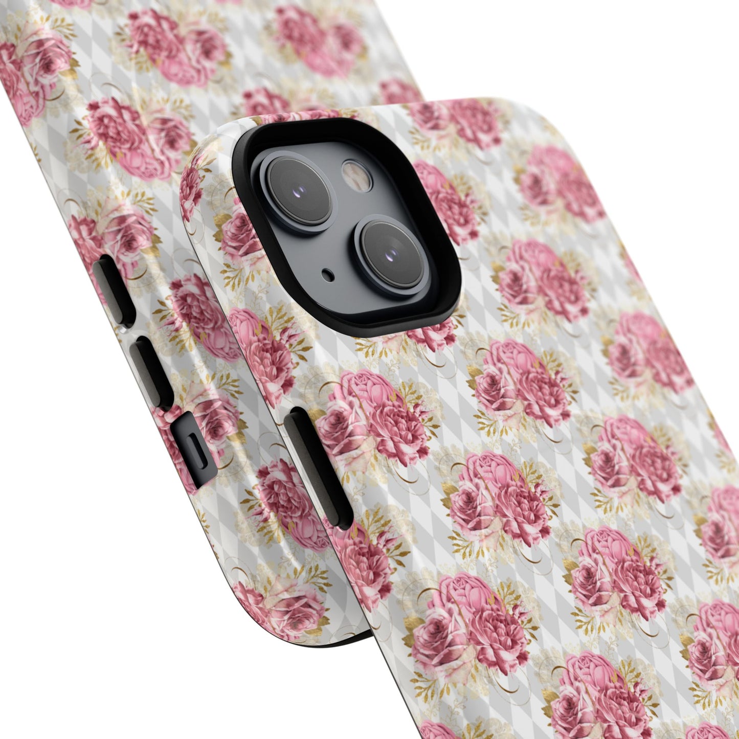Rose Diamond Romance in Colette - Magsafe Phone Case