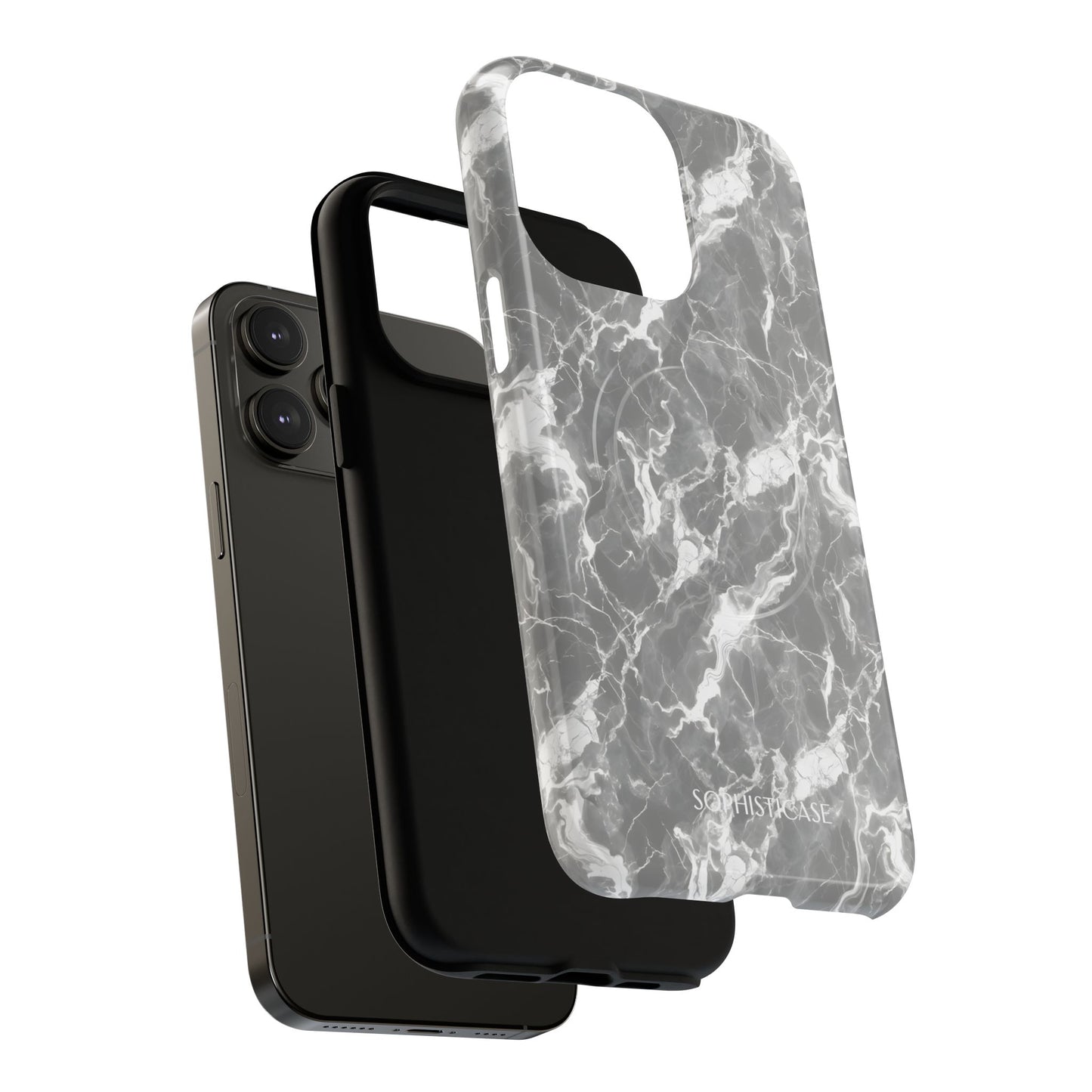 Marble Crush in Grey - Magsafe Case