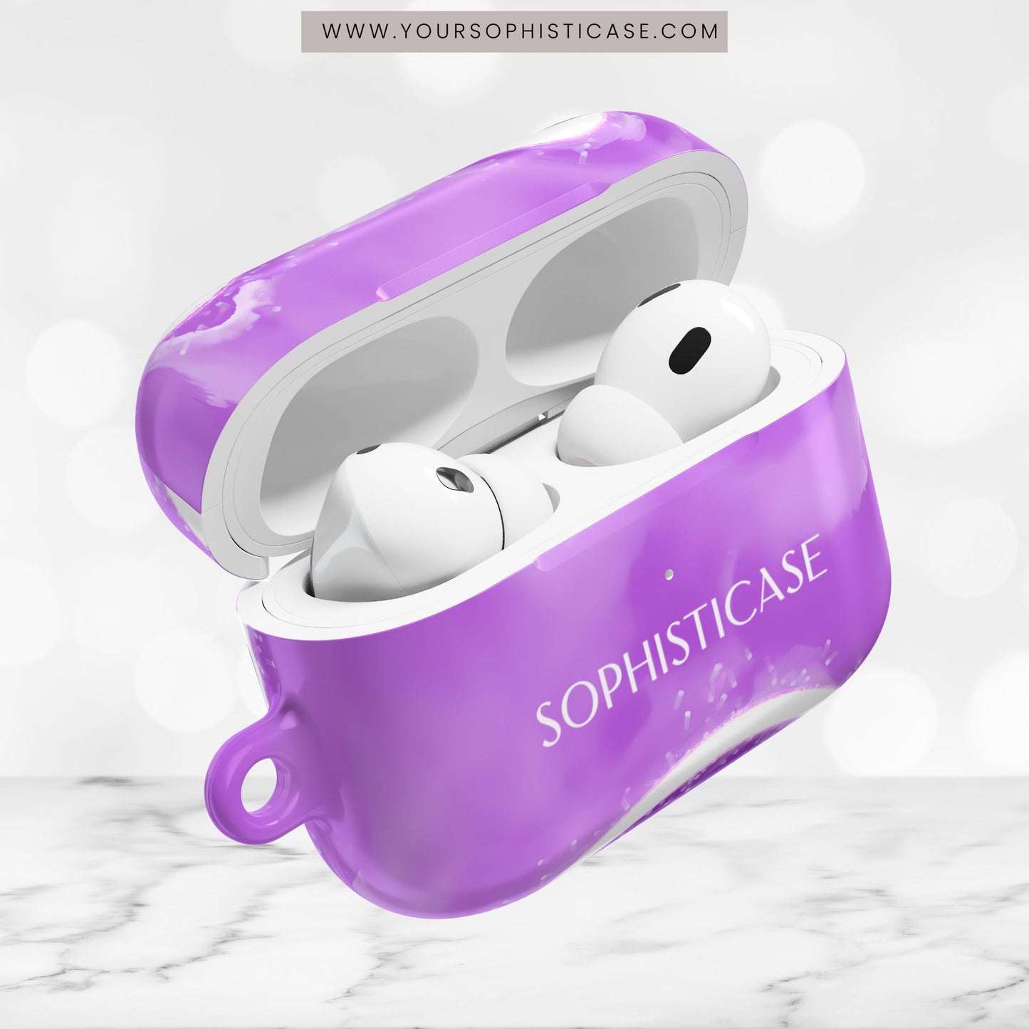 AirPod Cases - Serenity in Purple