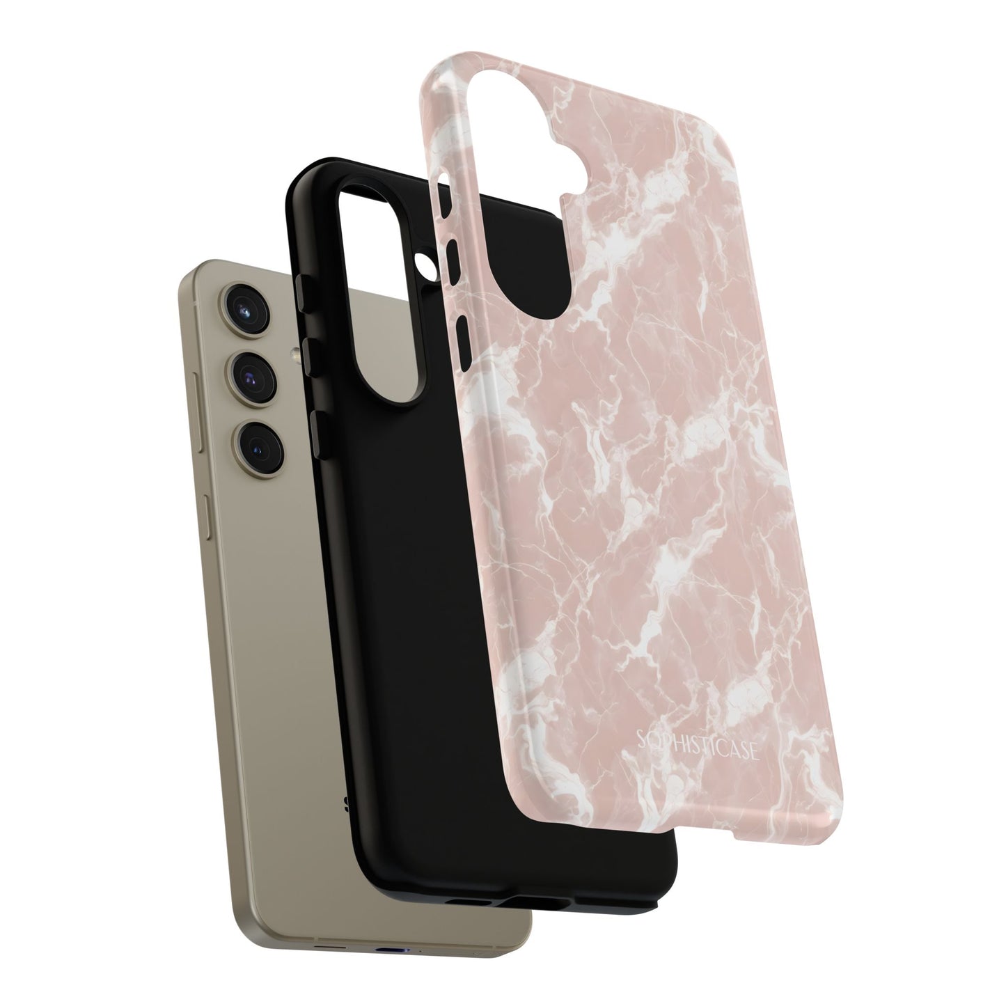 Marble Crush in Neutral Beige - Tough Phone Case