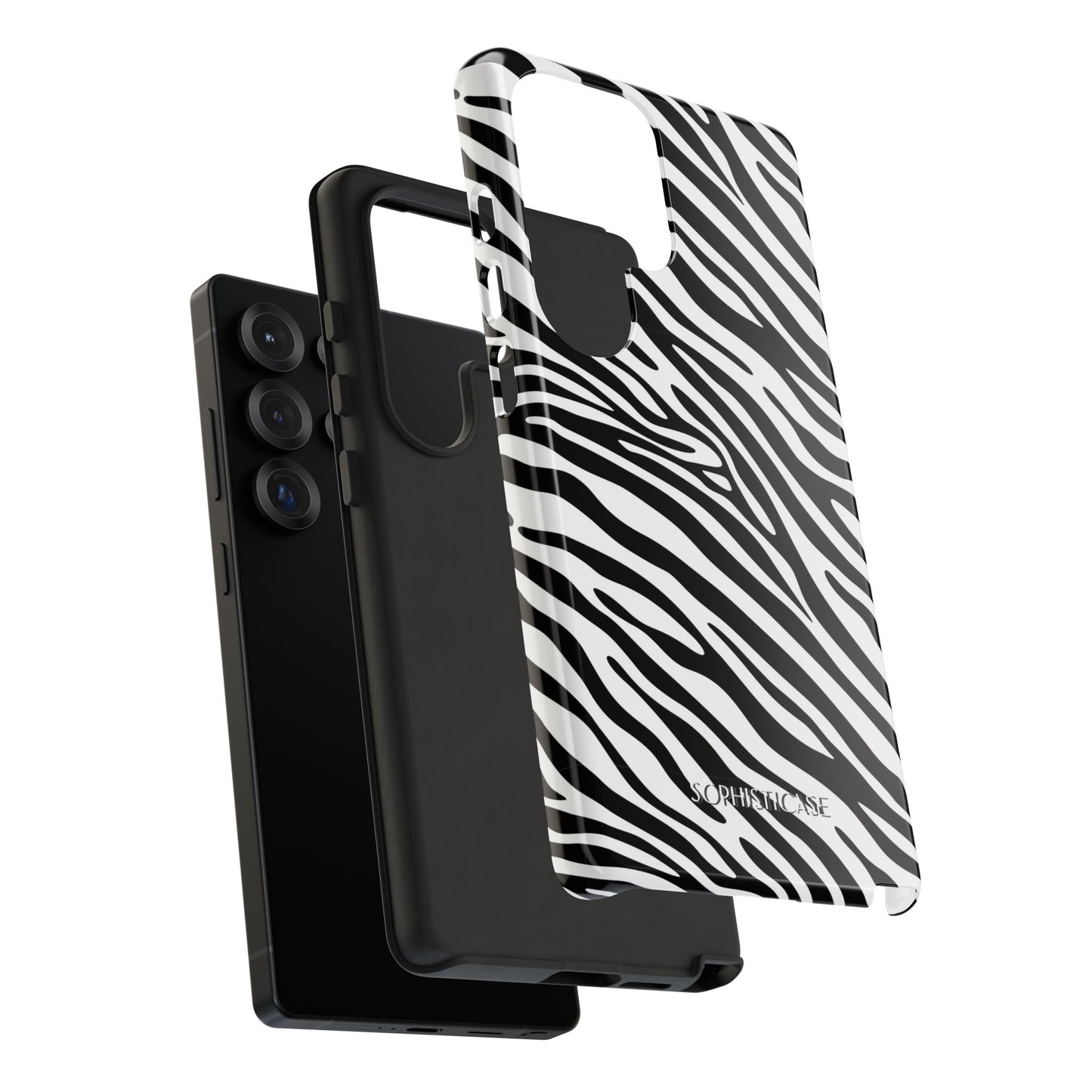 Dark Thoughts in Urban Zebra - Tough Phone Case