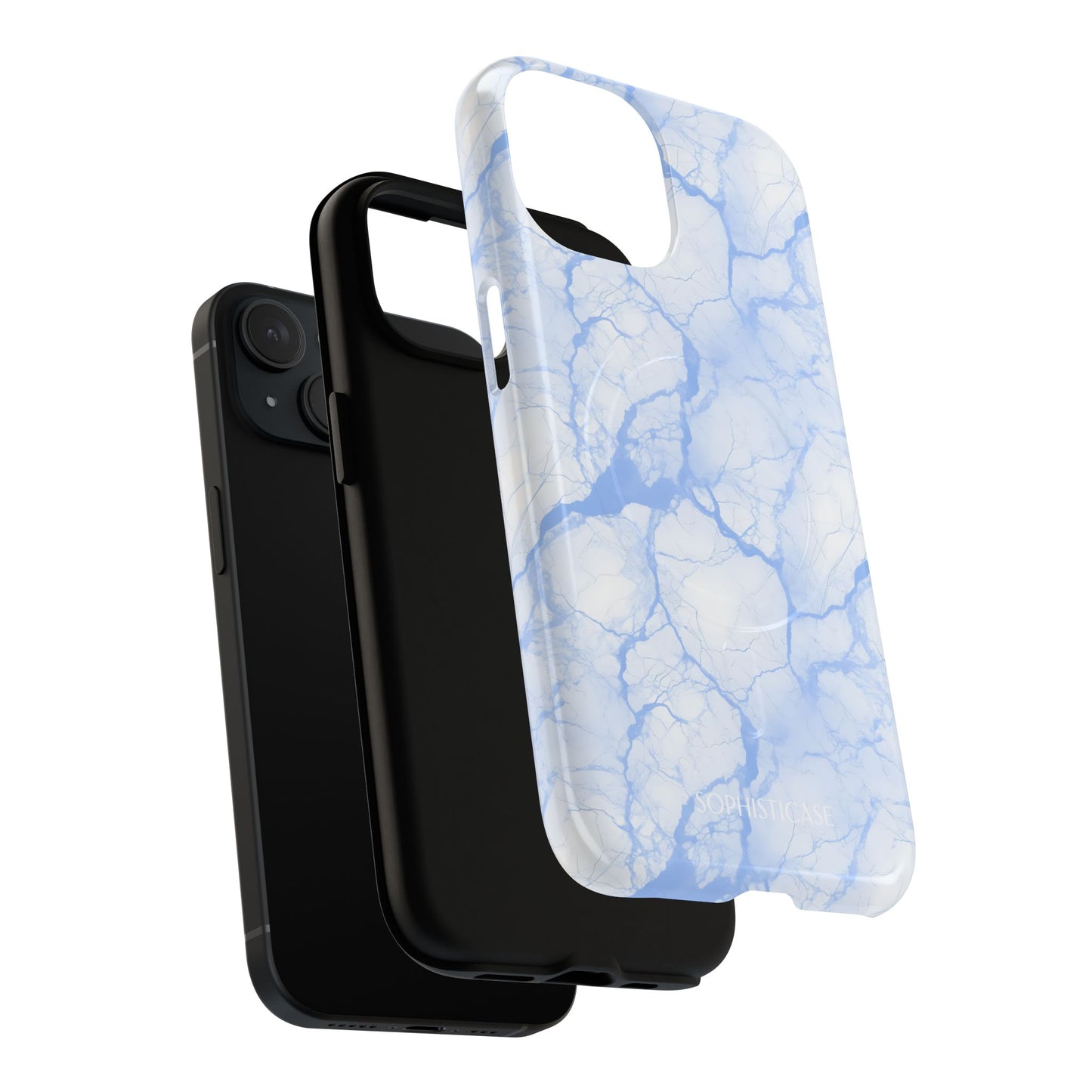 Marble Opulence in Blue - Magsafe Case