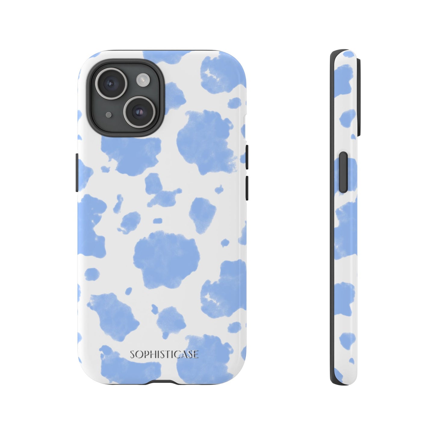 Holy Cow in Blue - iPhone Case