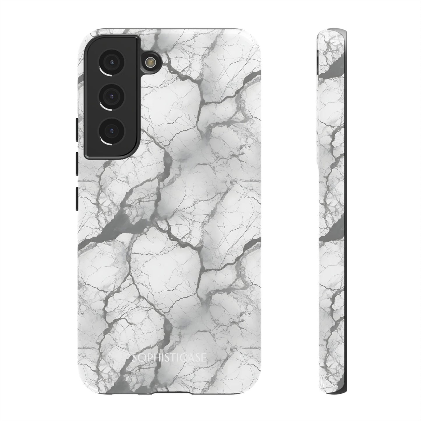 Marble Opulence in Charcoal Grey - Samsung Galaxy Case