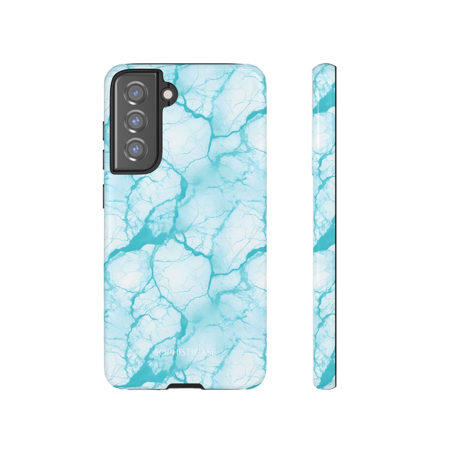 Marble Opulence in Aqua - Tough Phone Case