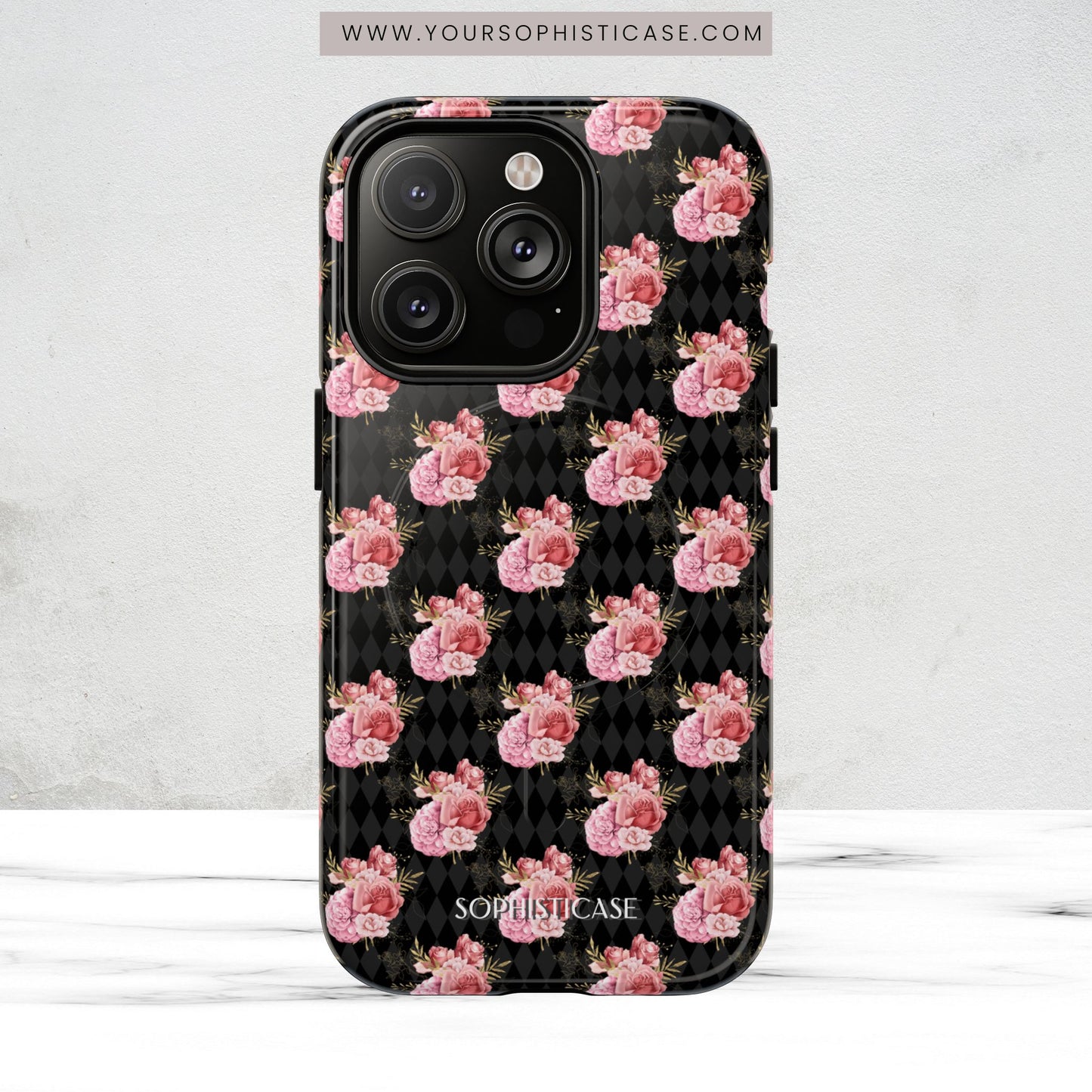 Rose Diamond Romance in Vivienne - Magsafe Case